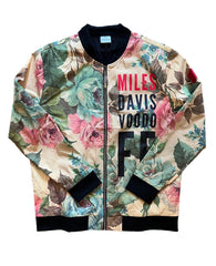 Miles Davis Flower Bomber Jacket