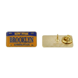 Brooklyn License Plate Pin
