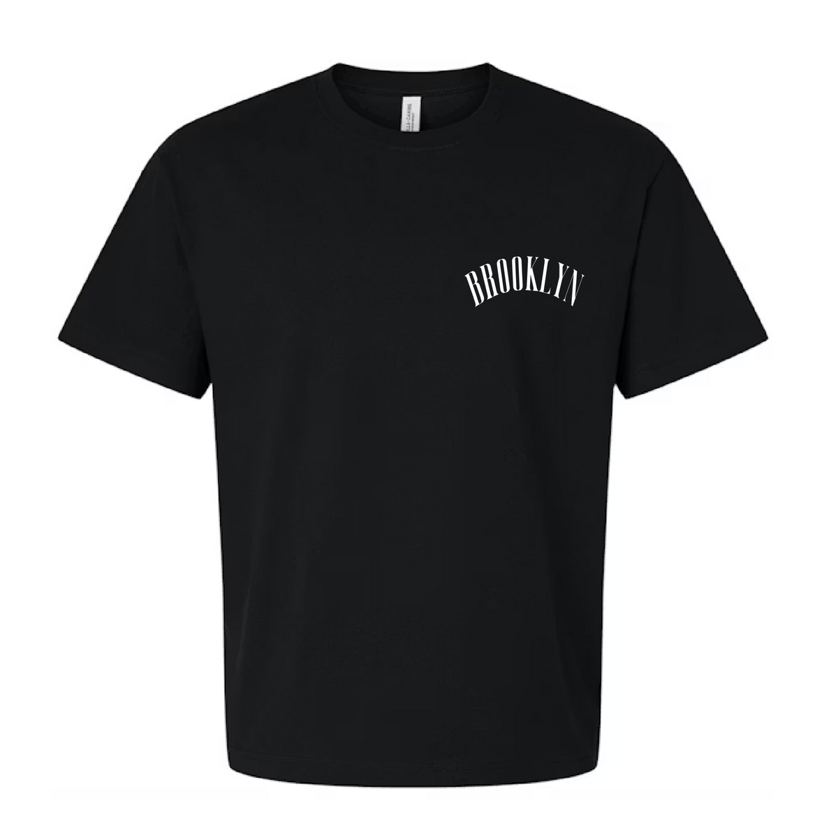Embroidered 'Brooklyn' Gothic Chest Premium Heavyweight Tee