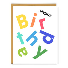 Happy Birthday Scandi Card
