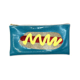 Ballpark Nights Hot Dog Clutch