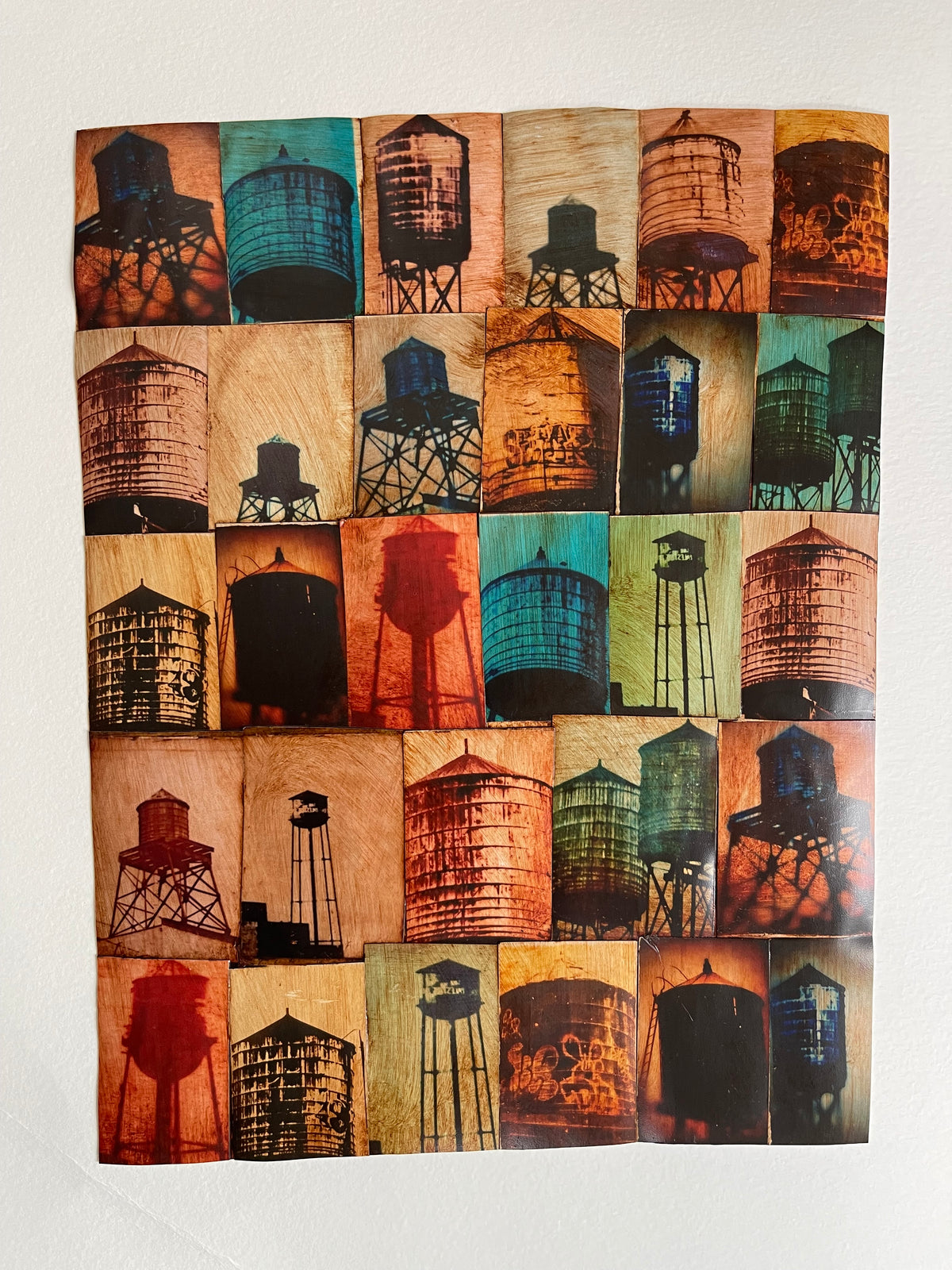Water Tower Collage
