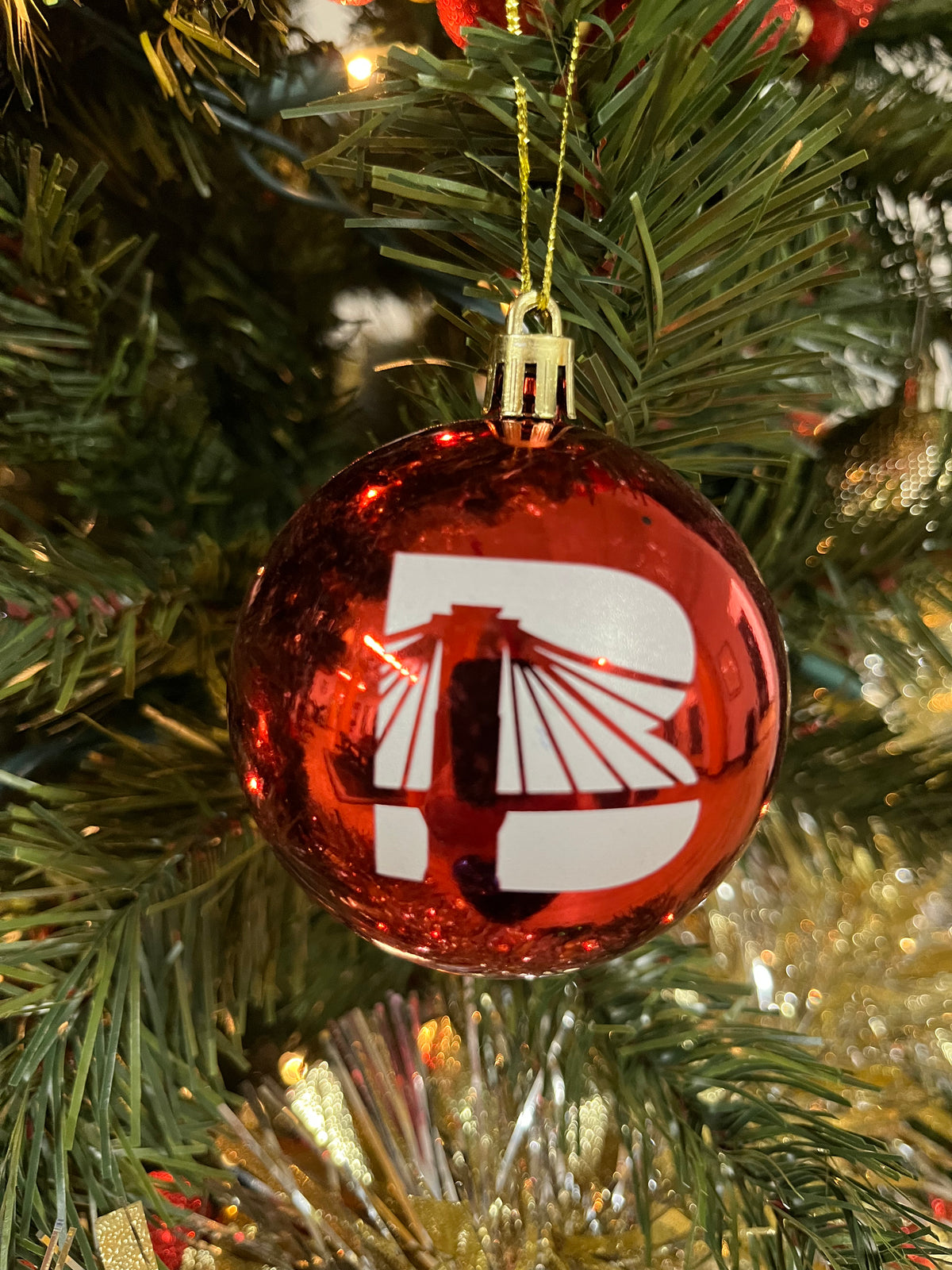 B Icon Holiday Ornament