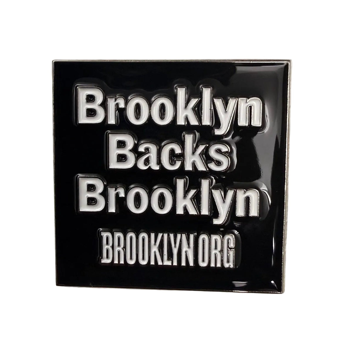 Brooklyn Backs Brooklyn Enameled Pin