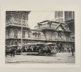 Fulton Ferry Brooklyn Bridge 1895 Print