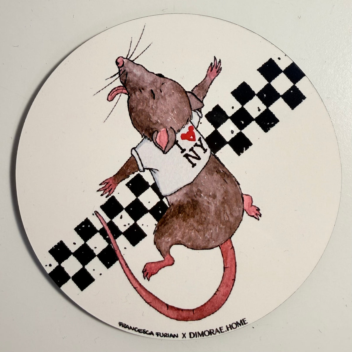 Dimorae 'Brooklyn Rat' Coasters