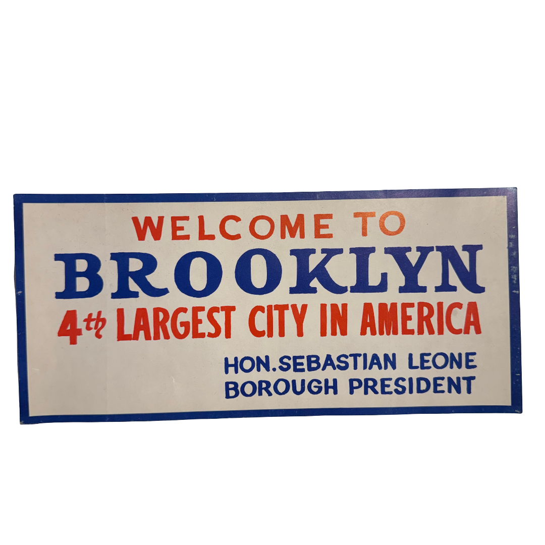 Welcome To Brooklyn 11" x 5" Sticker