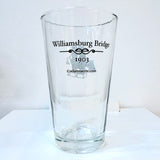 Williamsburg Bridge Pint Glass