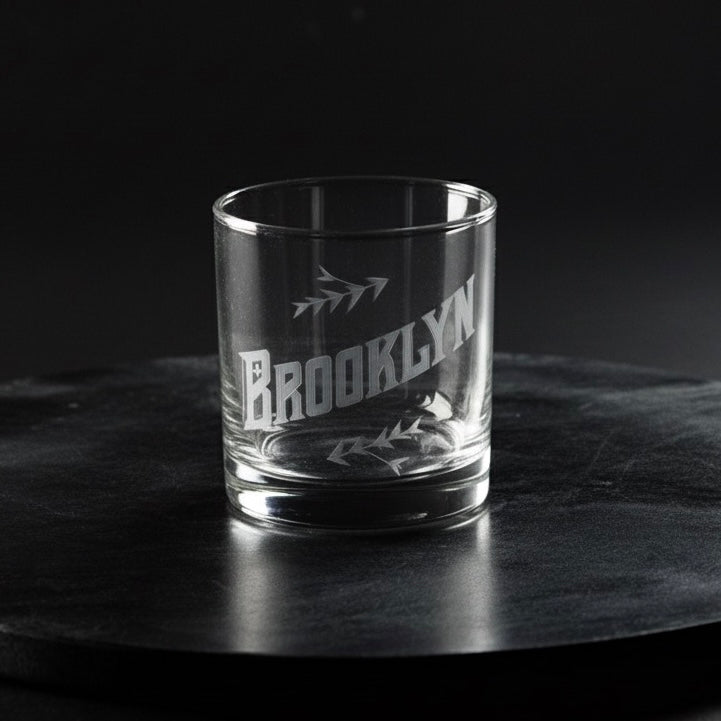 Hand Engraved Brooklyn Glasses