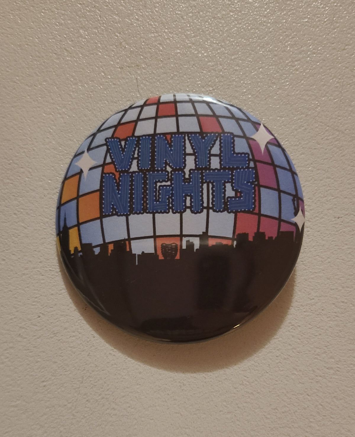 Disco Ball Logo Buttons