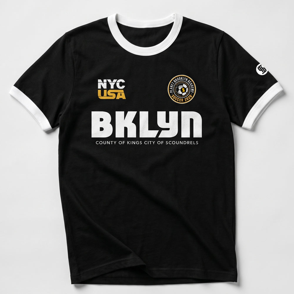 BKLYN Soccer Ringer Tee