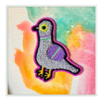 Chenille Pigeon Patch