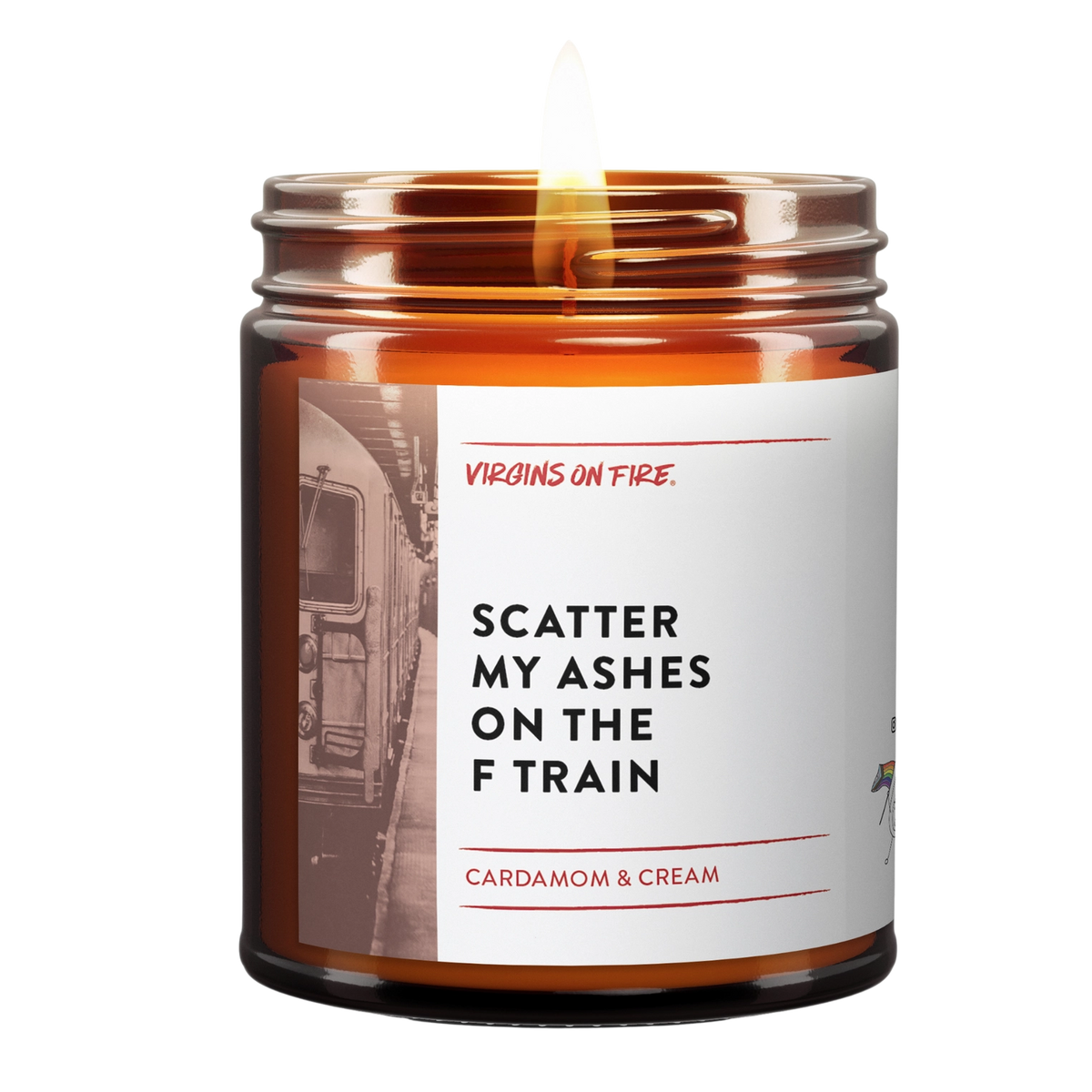 Scatter My Ashes On the F Train Candle