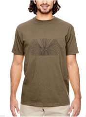 Brooklyn Bridge Center Embroidered T-Shirt