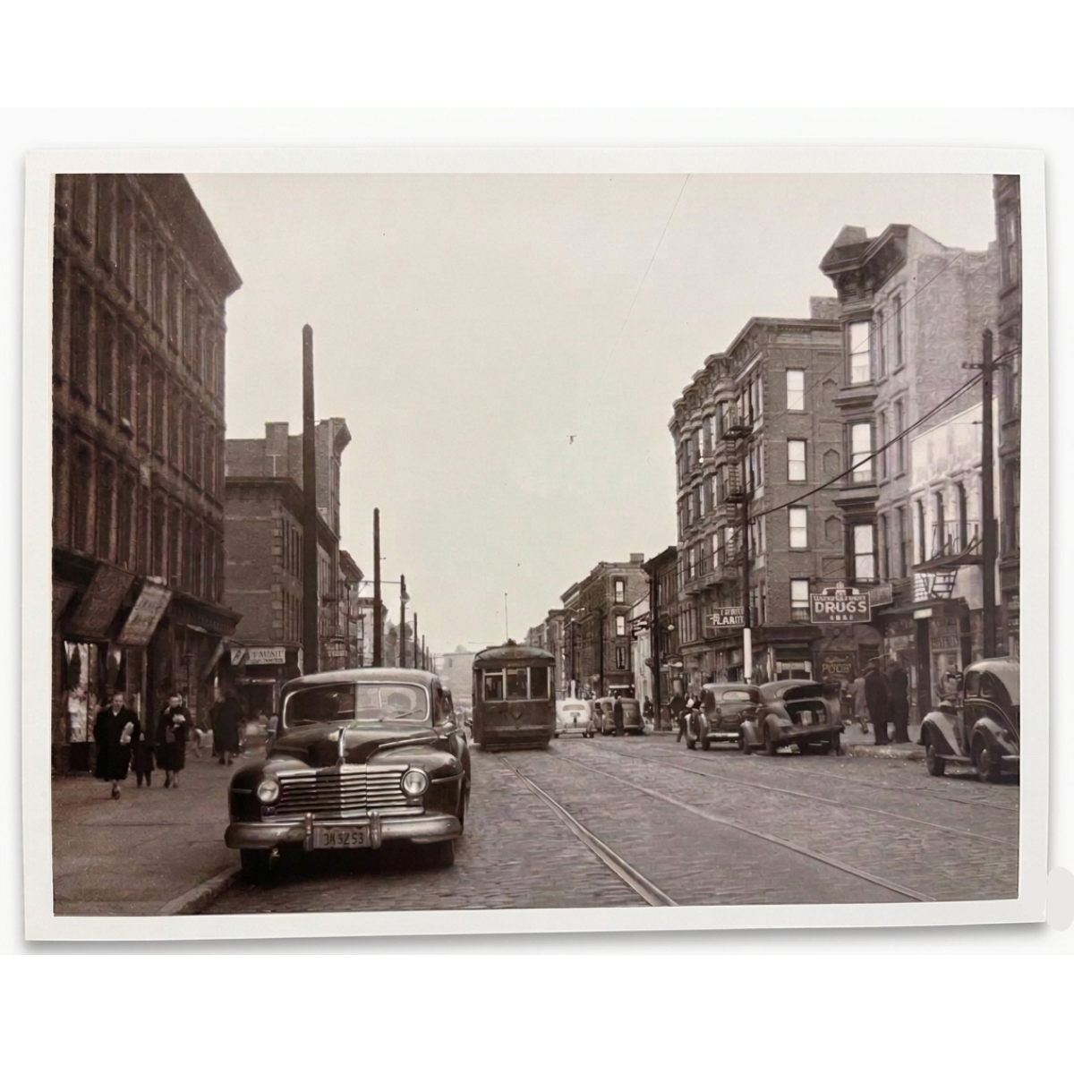 President Street 5th Ave 1948 Print