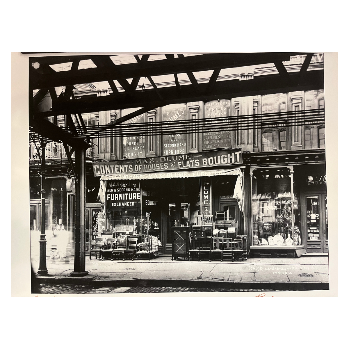 Fulton Street 1915 Print