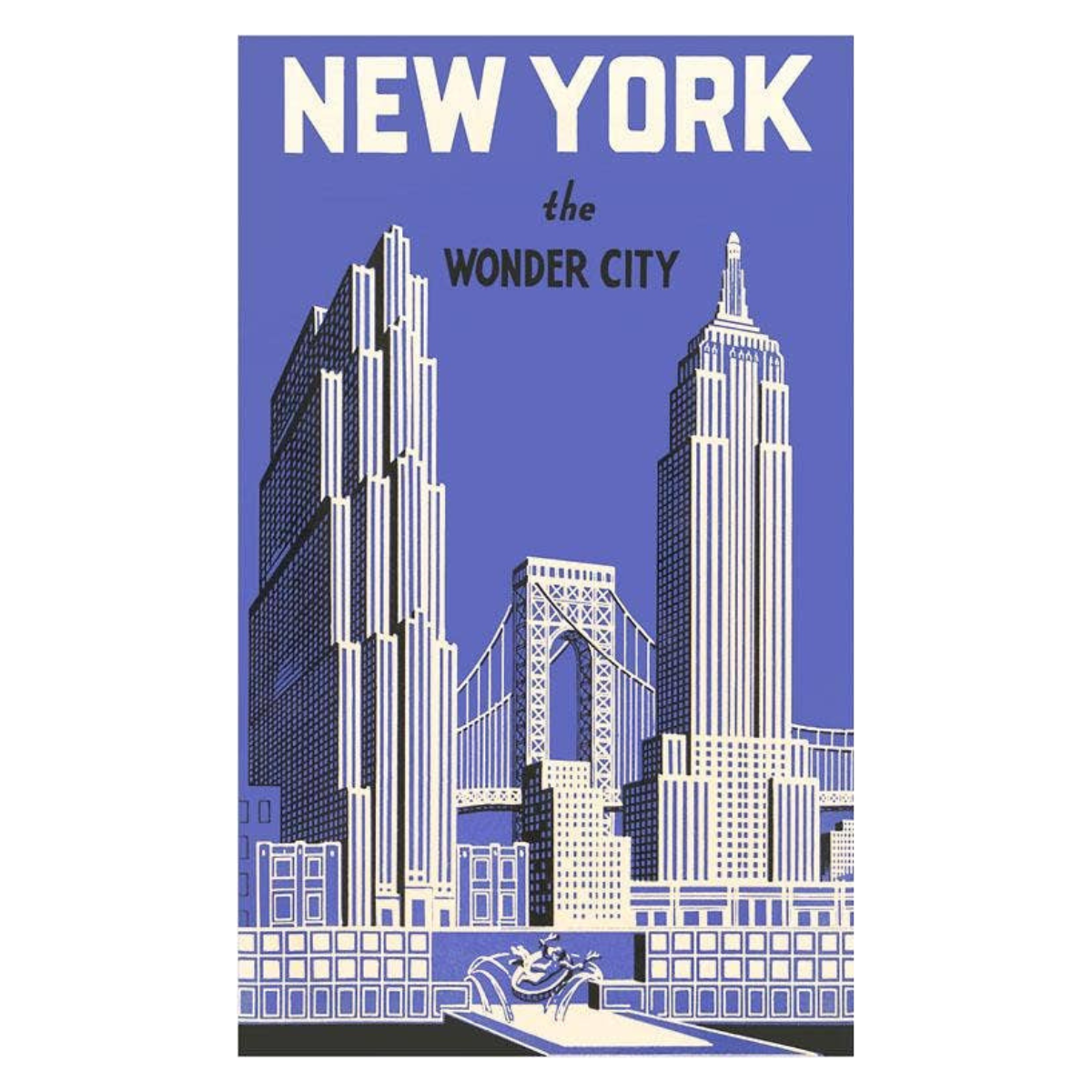 New York, The Wonder City Postcard