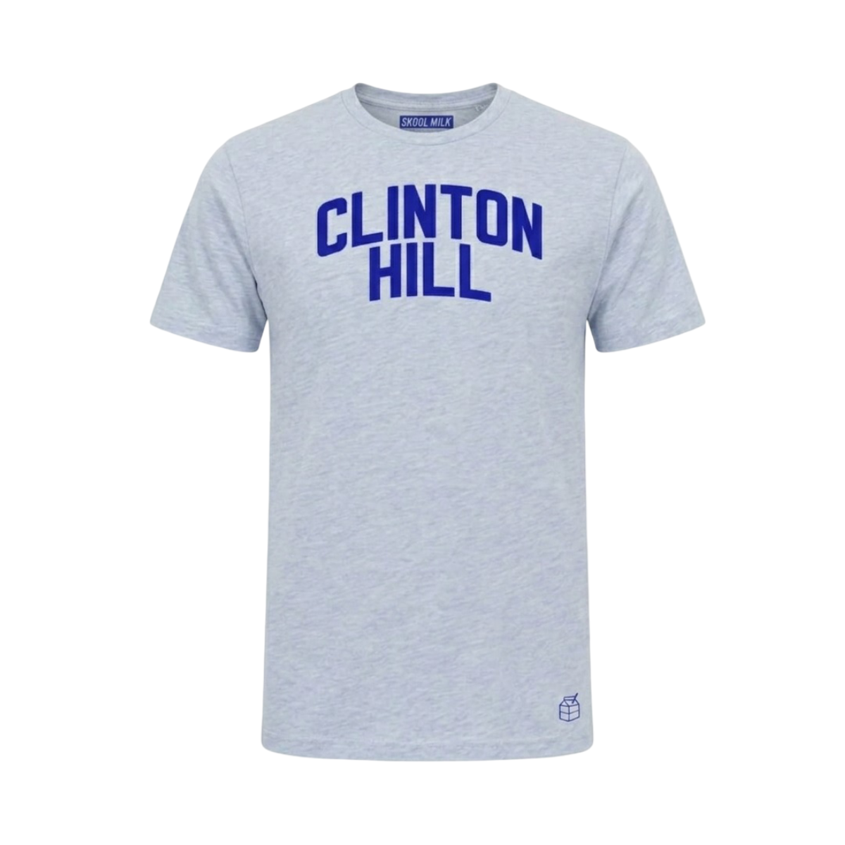 Clinton Hill Sky Blue T-Shirt with Royal Blue Letters