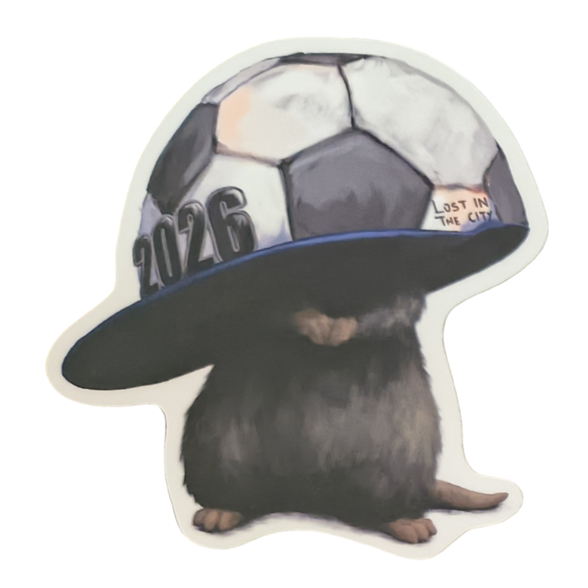 Soocer Cap Sticker