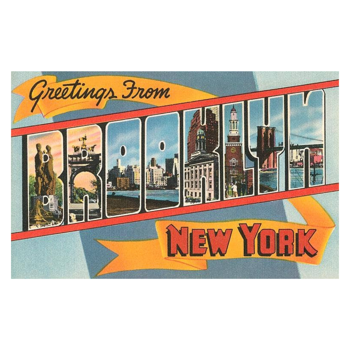 Greetings from Brooklyn, New York Postcard