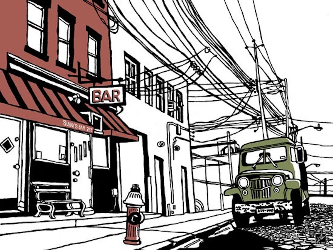 Sunny's Bar Screen Print