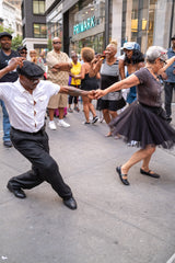 Swing Dance Spin at Vinyl Nights, Downtown Brooklyn