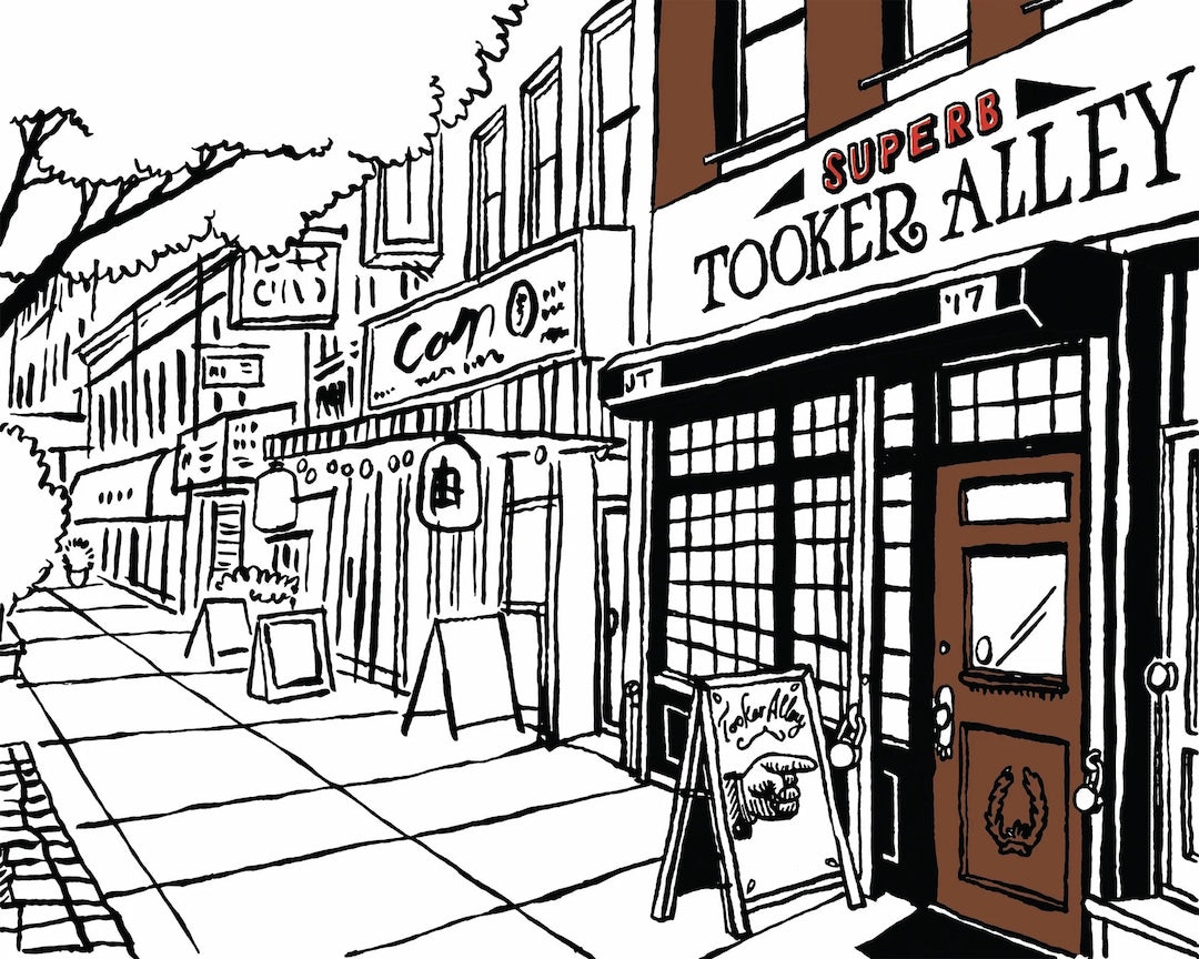 Tooker Alley Screen Print