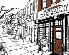 Tooker Alley Screen Print