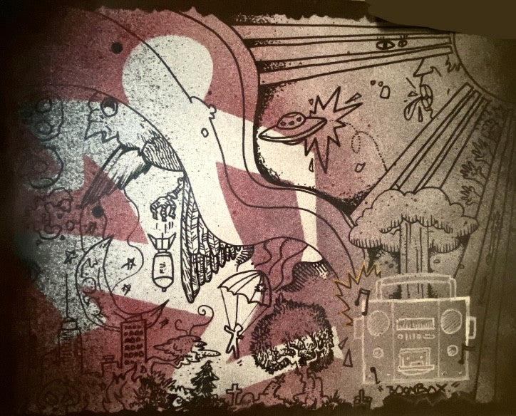 Boombox Painting