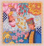 Uliana Kalmyk Women Silk Scarf