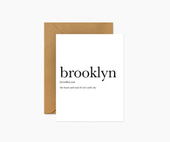 Brooklyn Definition Greeting Card