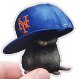 Mets Rat Vinyl Sticker