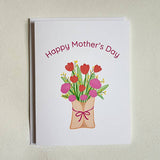 Mother's Day Card Flower Bouquet