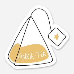 Anxie-tea Teabag  Sticker