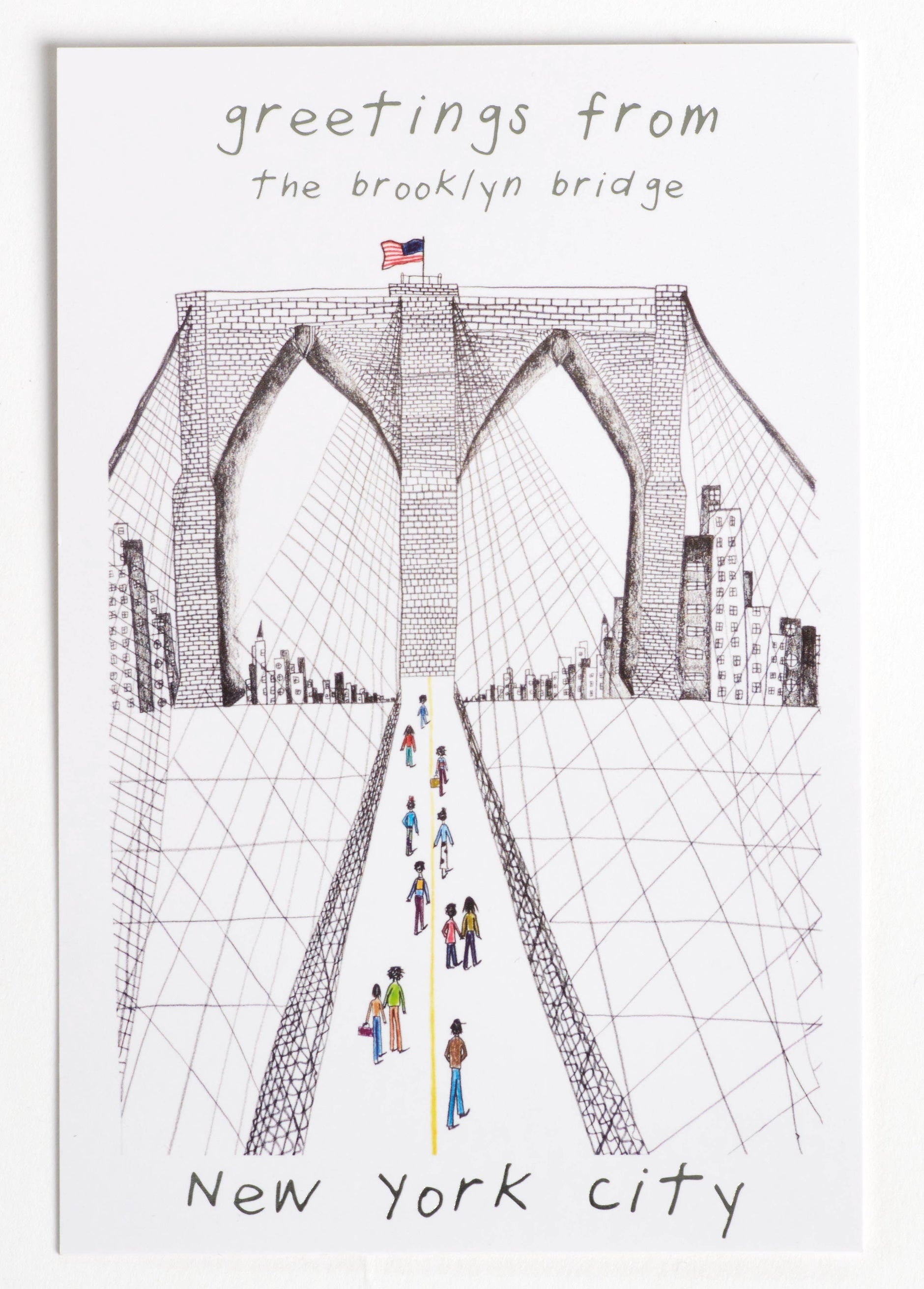 A. WITTEMANN　お土産の本とポストカード ニューヨーク州ブルックリン Postcards – Brooklyn Made Store