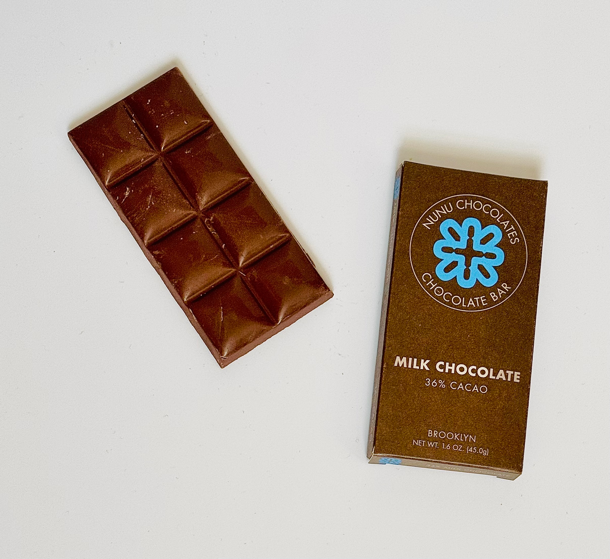 Nunu Chocolates 36% Milk Bar (1.58 oz)