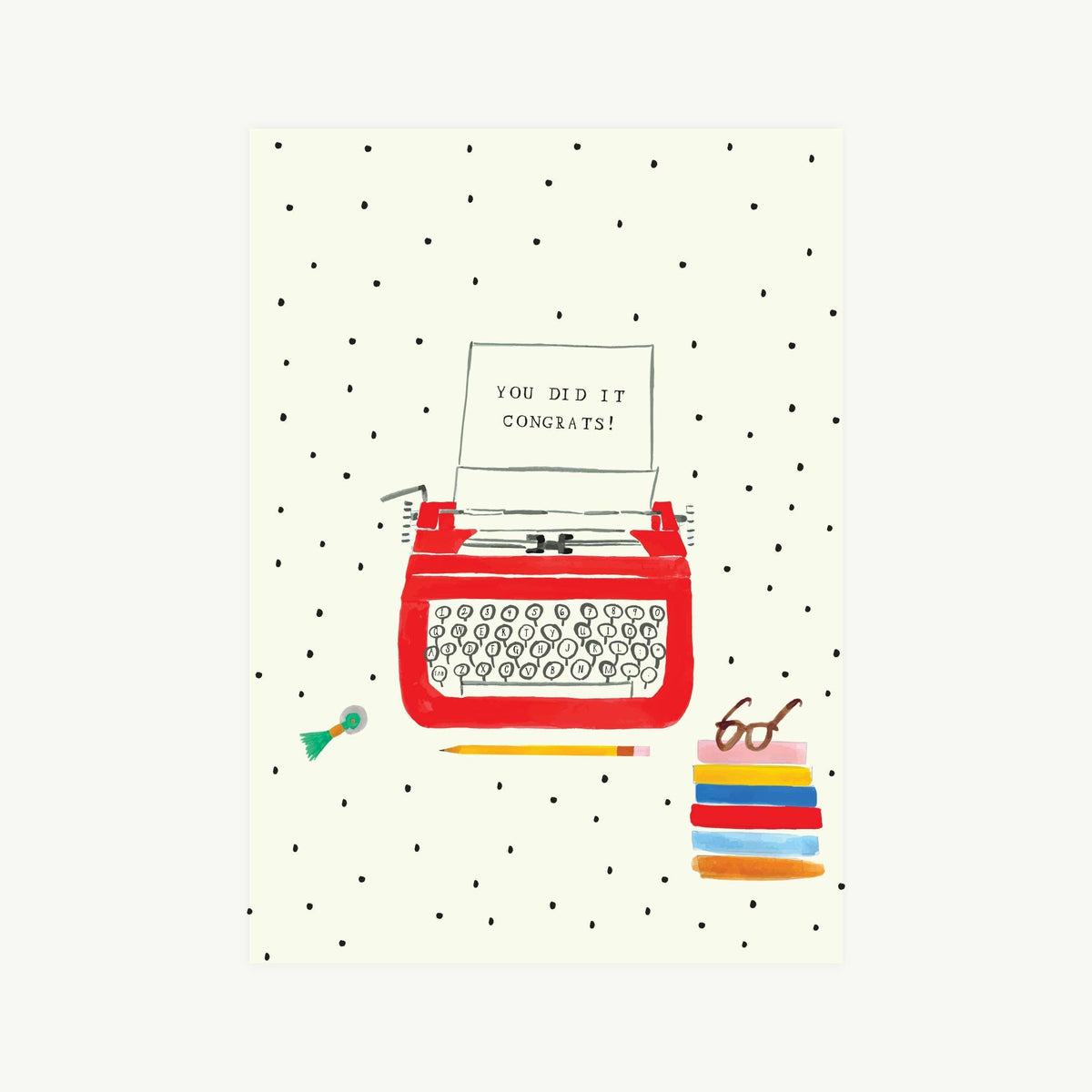A Congrats Note for You Greeting Card