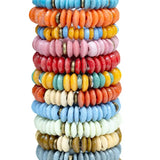 Ashanti African Bead Stretch Bracelet