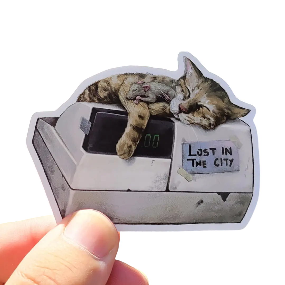Bodega Cat and Rat Vinyl Sticker