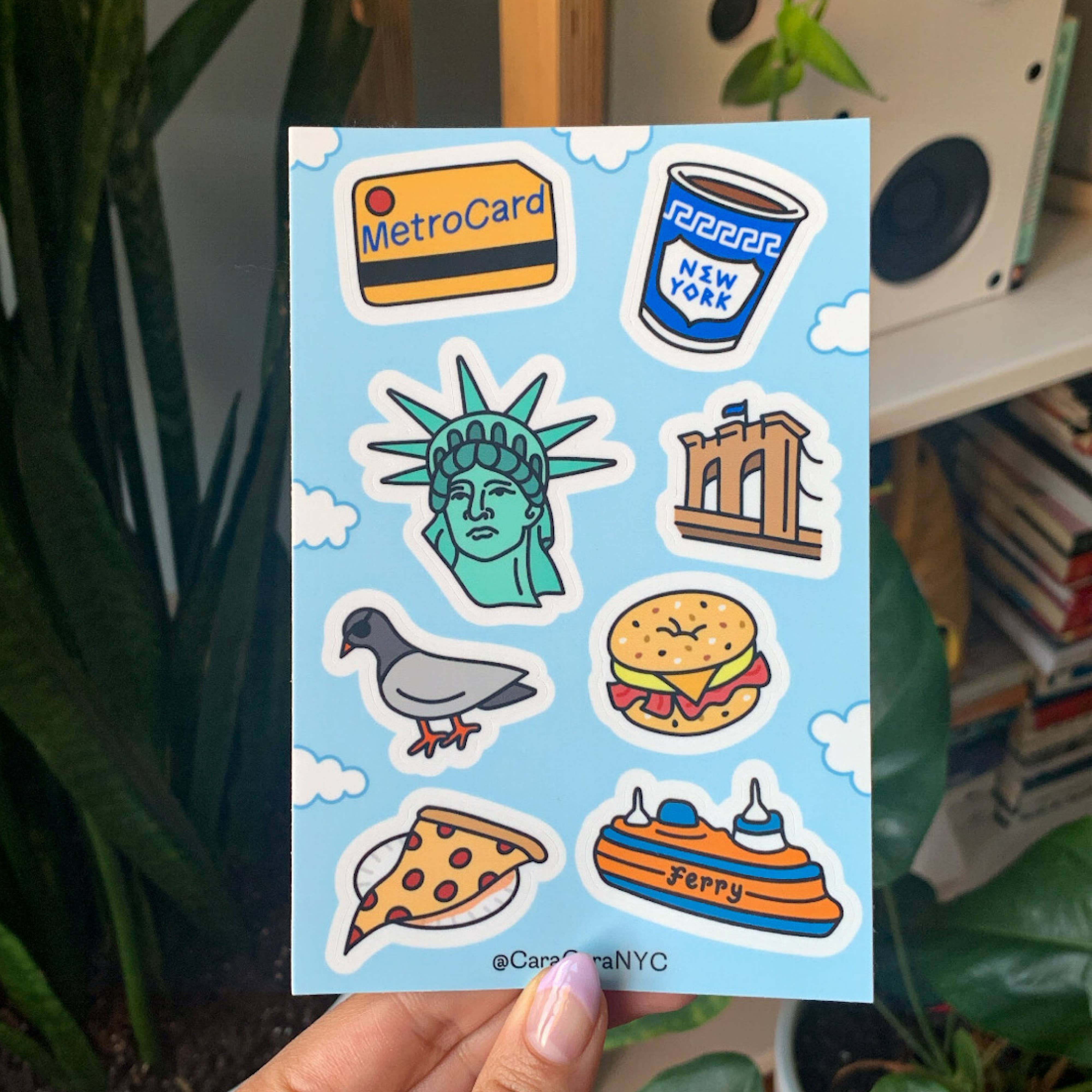 NYC 4"x6" Sticker Sheet