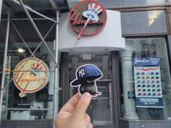 Yankees Hat Rat Vinyl Sticker