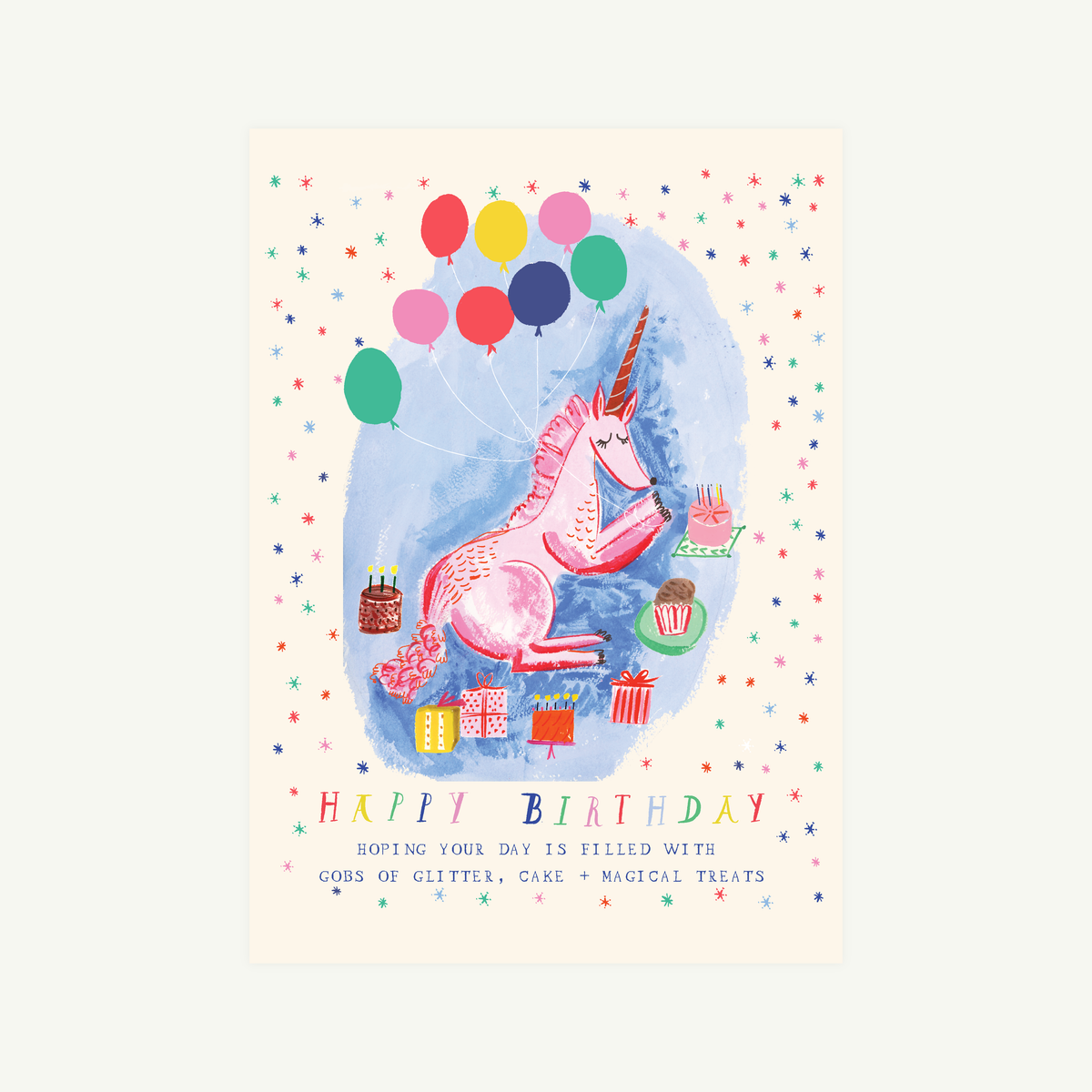 A Most Magical Birthday Greeting Card