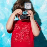 Brooklyn Toddler Tee in Navy