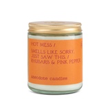 Hot Mess Candle (Rhubarb & Pink Pepper)