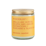 Wanderlust Candle (Mandarin & Black Berry) Candle