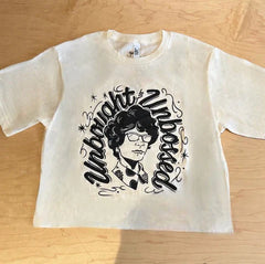 Shirley Chisholm Grey “Unbought and Unbossed” Crop