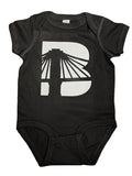 B Icon Onesie Black