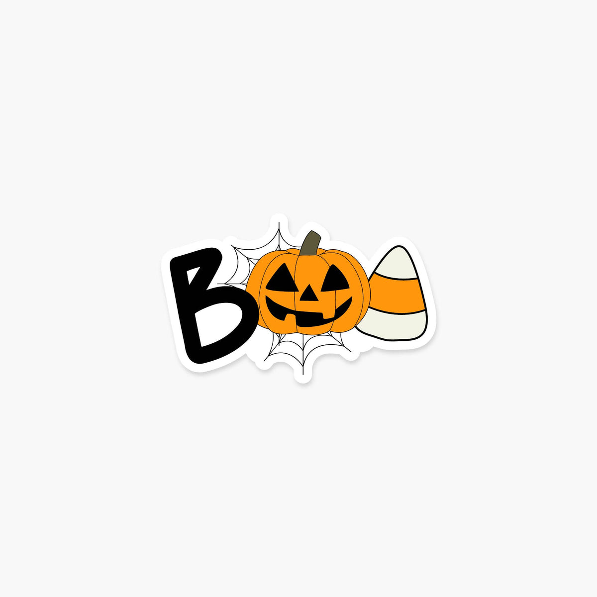 Boo Halloween Sticker