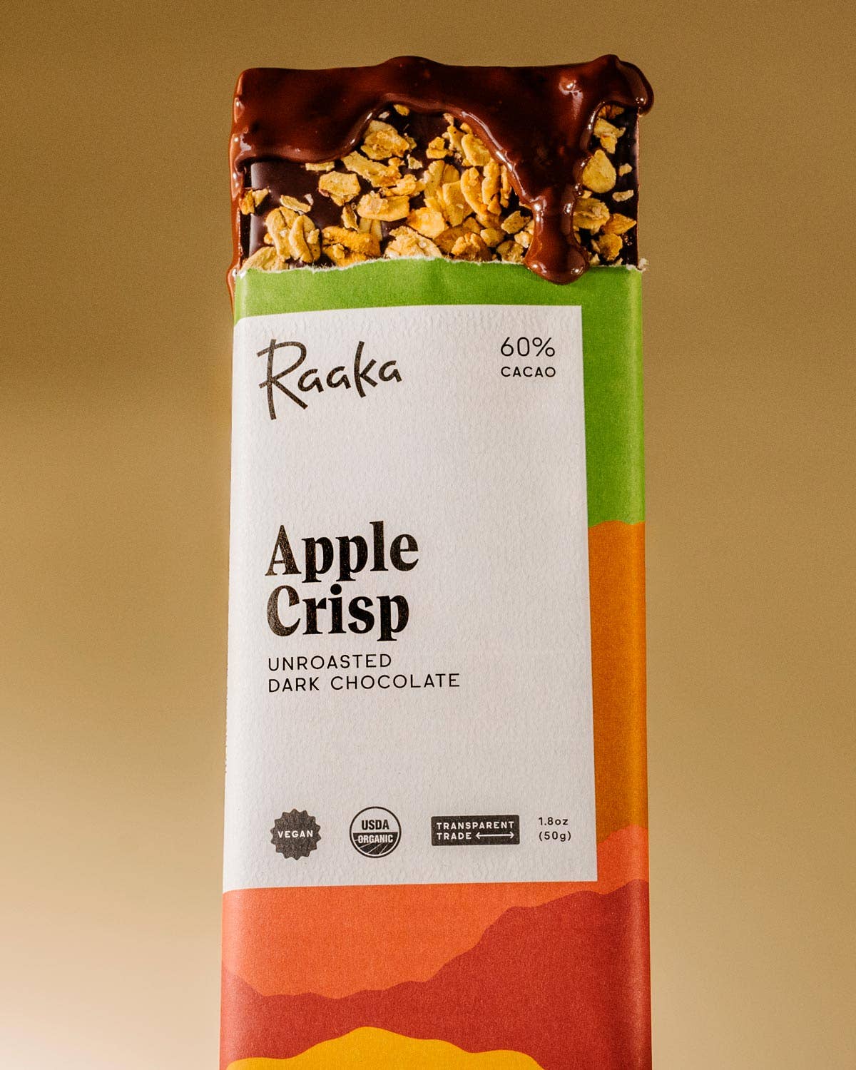 60% Apple Crisp Chocolate Bar - Halloween & Fall