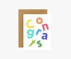 Congrats Scandi Congrats Greeting Card